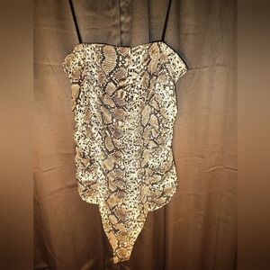 Poof 21 Snakeskin Print Dress
